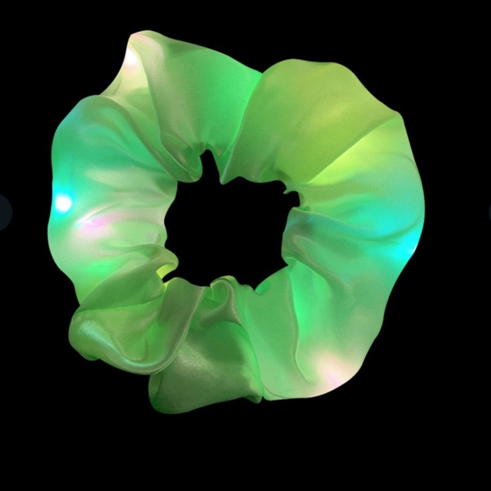 LED Light Up Hair Scrunchies for Women and Girls - YELLOW IS LEFT! - Picture 13 of 16